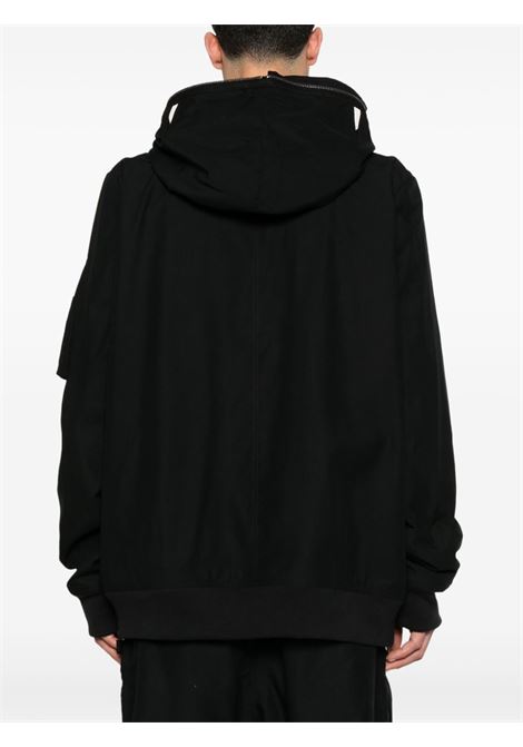 Black Gimp Flight jacket  Rick Owens DRKSHDW - men RICK OWENS DRKSHDW | DU01E3772NR09
